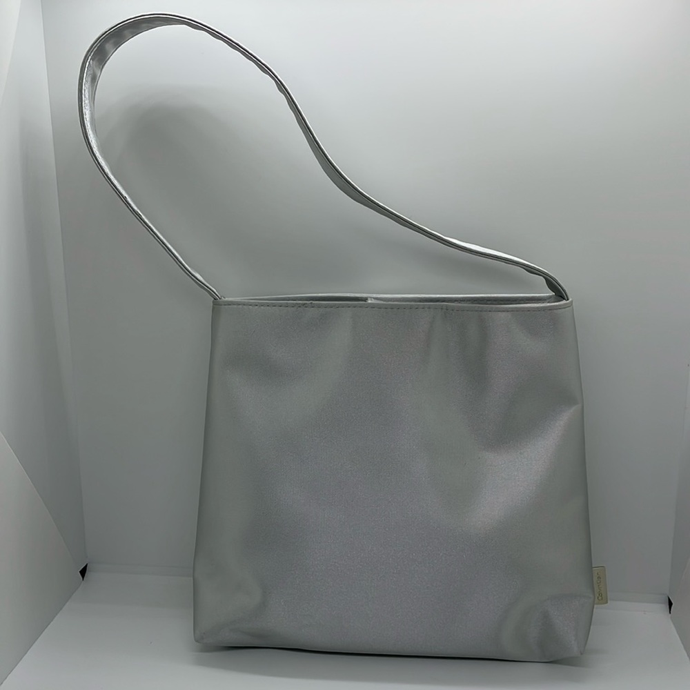 Calvin Klein silver shoulder bag